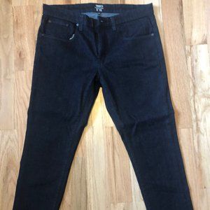 Under 5'10 Bruce Slim Tapered Fit Jean Blue Slub